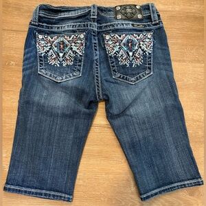 Miss Me Girl’s Bermuda Denim Shorts
